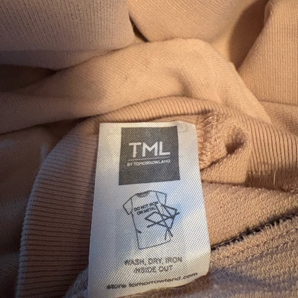 TML by TOMORROWLAND Vintage Icon Sweater Soft Blush Pullover Abstract FLORA ICON - Picture 11 of 11